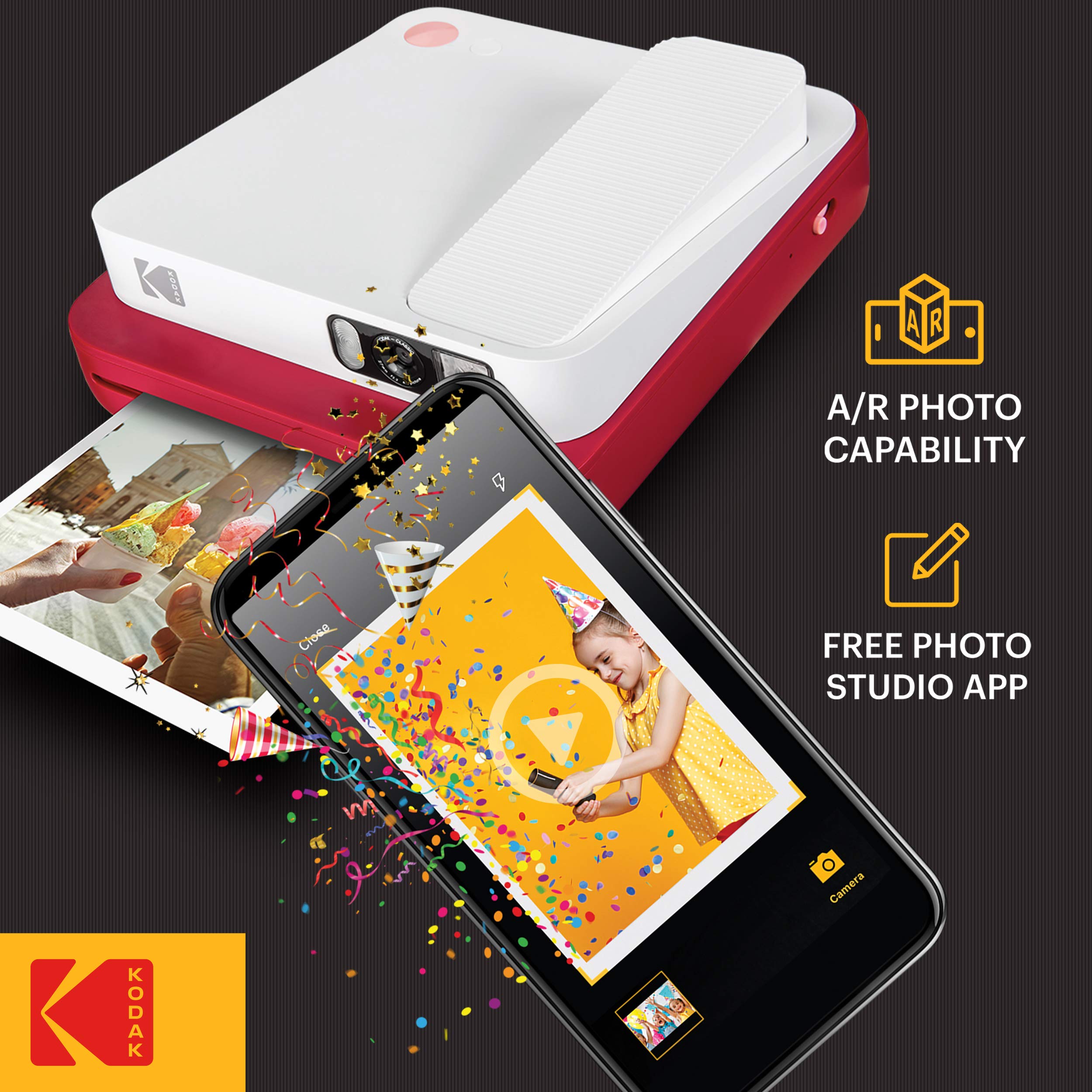 Amazon.co.jp: KODAK Smile クラシック デジタルインスタント カメラ